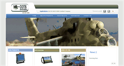 Desktop Screenshot of milcotsindia.com